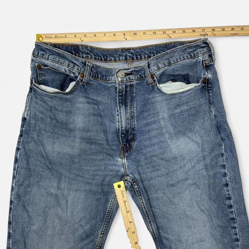 Levi’s 514 Straight Fit Jeans Men’s 38x30 Blue Medium Wash Denim Red Tab - Picture 8 of 8